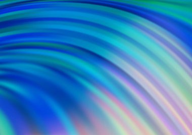 Bükülmüş kurdeleli vektör şablonu. Bulanık çizgilerden oluşan parlak çizimler. Reklamınız, broşürleriniz, broşürleriniz için yeni bir doku.