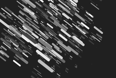 Light Silver, düz çizgileri olan gri vektör düzeni. Sopalı modern geometrik soyut çizim. Reklamınız, posteriniz, afişiniz için en iyi tasarım.