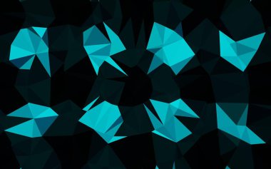 Hafif Mavili vektör bulanık üçgen deseni.