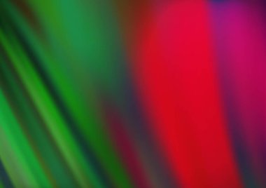 Açık Yeşil, soyut çizgileri olan kırmızı vektör arkaplanı.