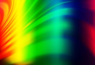 Multicolor vector background with lamp shapes