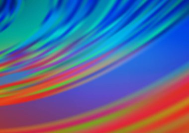 Açık Mavi, Kırmızı vektör parlak şablonu bulanıklaştırdı.