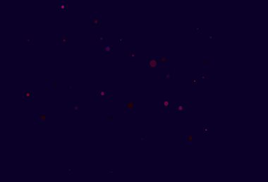 Disklerle açık pembe vektör dokusu. Doğa tarzında renkli baloncuklu soyut illüstrasyon. Reklamlar, broşürler için desen.