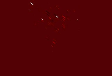 Uzun çizgileri olan açık kırmızı vektör arkaplanı. Renkli çubuklarla gösterişli soyut çizimler. İş ilanınız için akıllı tasarım.