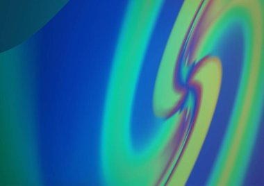 Bükülmüş kurdeleli vektör şablonu. Bulanık çizgilerden oluşan parlak çizimler. Reklamınız, broşürleriniz, broşürleriniz için yeni bir doku.