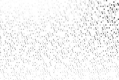 Açık gümüş, dairesel şekilli gri vektör düzeni. Parlak renkli soyut çemberlerin olduğu bir resim. Marka kitabınız için şablon.