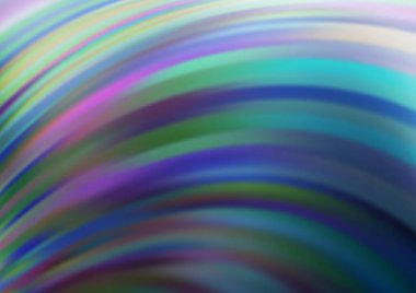 Bükülmüş kurdeleli vektör şablonu. Bulanık çizgilerden oluşan parlak çizimler. Reklamınız, broşürleriniz, broşürleriniz için yeni bir doku.