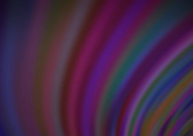 Bükülmüş kurdeleli vektör şablonu. Bulanık çizgilerden oluşan parlak çizimler. Reklamınız, broşürleriniz, broşürleriniz için yeni bir doku.