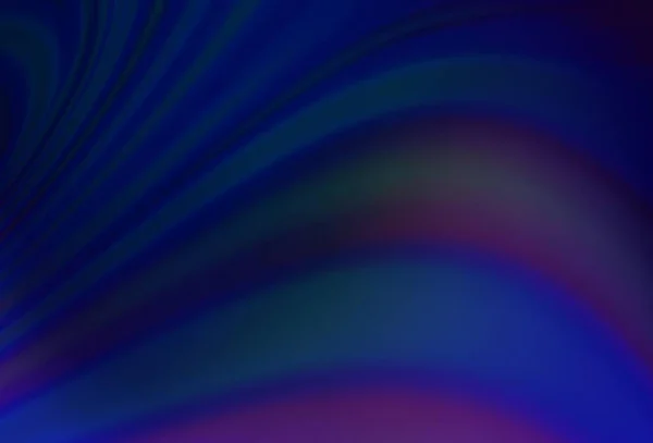 Padrão Vetorial Blue Escuro Com Formas Bolhas Moderna Ilustração Abstrata —  Vetores de Stock
