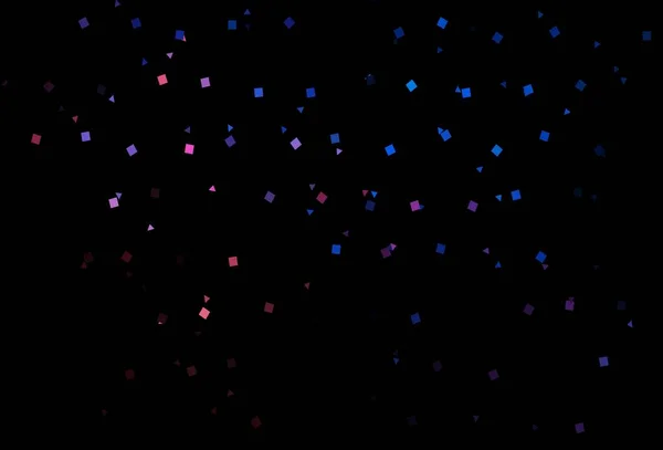 ダークブルー 円の多角形の赤いベクトルパターン カラフルなグラデーションの菱形 ビジネス広告 小冊子 チラシのパターン — ストックベクタ