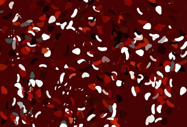 Φωτεινό Κόκκινο Διανυσματικό Φόντο Αφηρημένα Σχήματα Απλή Πολύχρωμη Απεικόνιση Αφηρημένα — Διανυσματικό Αρχείο