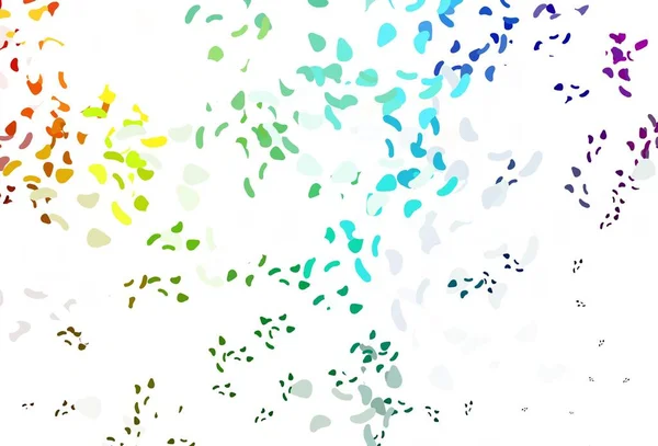 Motif Multicolore Clair Vecteur Arc Ciel Aux Formes Chaotiques Illustration — Image vectorielle
