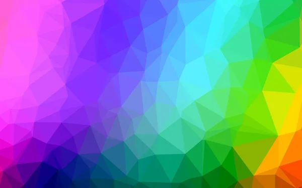 Multicolor Vector Triangle Mosaic Texture — Stockový vektor