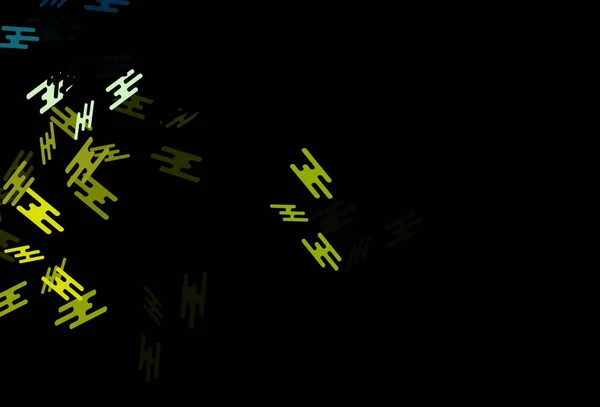 Темний Векторний Фон Прямими Лініями Сучасна Геометрична Абстрактна Ілюстрація Стійками — стоковий вектор