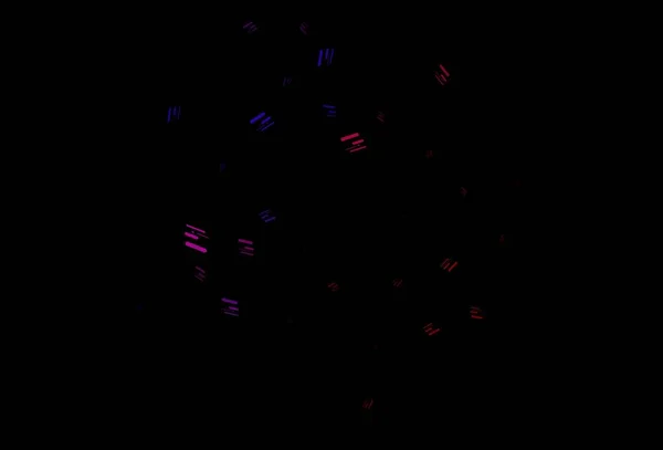 Dunkelschwarze Vektorschablone Mit Wiederholten Sticks Dekorative Leuchtende Illustration Mit Linien — Stockvektor