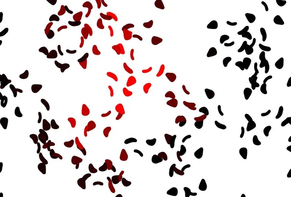 Modèle Vectoriel Rouge Clair Avec Des Formes Chaotiques Illustration Abstraite — Image vectorielle