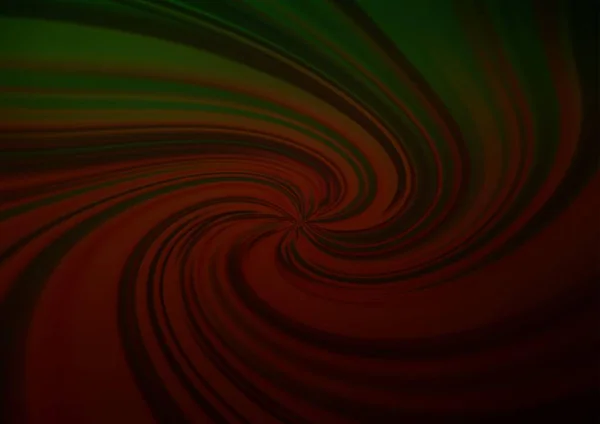 Verde Oscuro Vector Rojo Difuminado Brillo Fondo Abstracto — Vector de stock