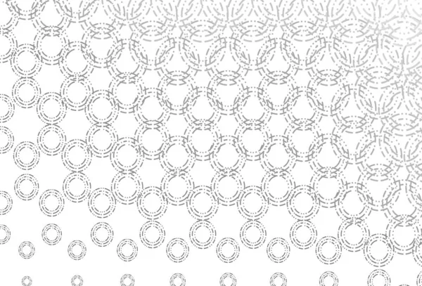 Plata Claro Textura Vectorial Gris Con Discos Ilustración Abstracta Moderna — Vector de stock