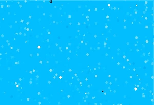 Світло Blue Векторний Фон Лініями Колами Ромбами Блискуча Абстрактна Ілюстрація — стоковий вектор