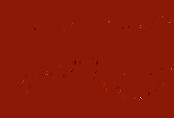 Abstrakcyjne Tło Wektorowe Symbolami Muzyki Dekoracyjny Design Abstrakcyjnym Stylu Muzycznymi — Wektor stockowy