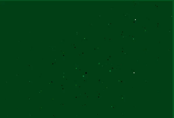 Světle Zelená Vektorová Obálka Polygonálním Stylu Kruhy Dekorativní Design Abstraktním — Stockový vektor