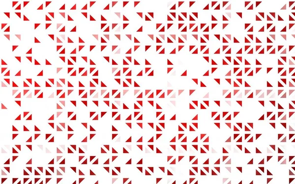 Fond Vectoriel Rouge Clair Avec Triangles — Image vectorielle