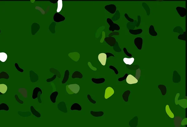 カオス形状のライトグリーンベクトルパターン 抽象的なスタイルでカラフルなグラデーションのイラスト 携帯電話の背景 — ストックベクタ