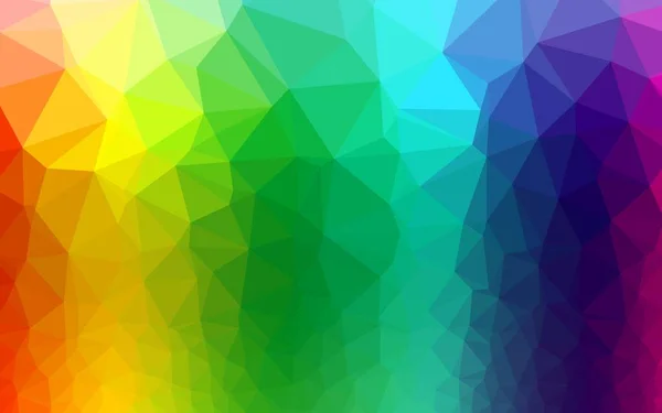 Multicolor Vector Triangle Mosaic Texture — Stockový vektor