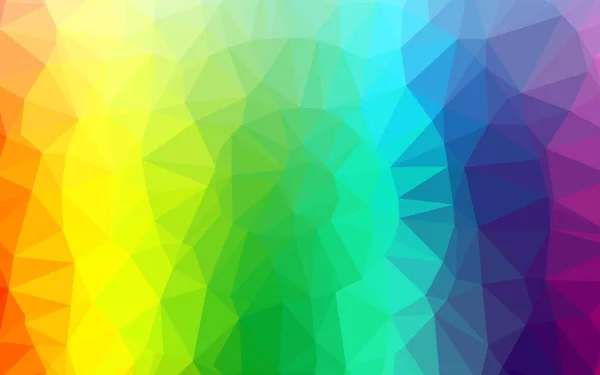 Multicolor Vector Triangle Mosaic Texture — Stockový vektor