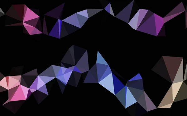 Luz Multicolor Rainbow Vector Polygon Fundo Abstrato — Vetor de Stock