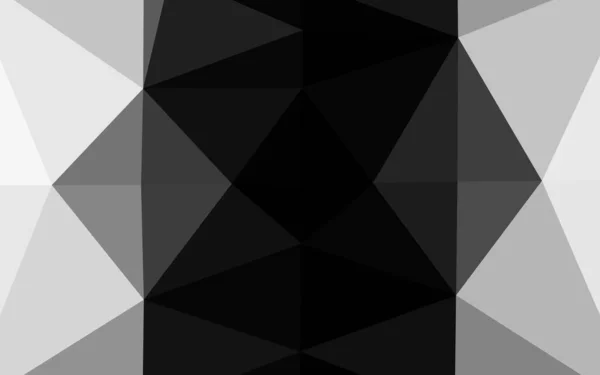 ライトシルバーグレーベクトル多角形抽象的なレイアウト — ストックベクタ