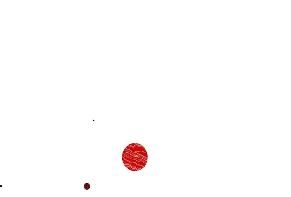 Світло Жовтий Помаранчевий Векторний Шаблон Колами Абстрактна Ілюстрація Кольоровими Бульбашками — стоковий вектор