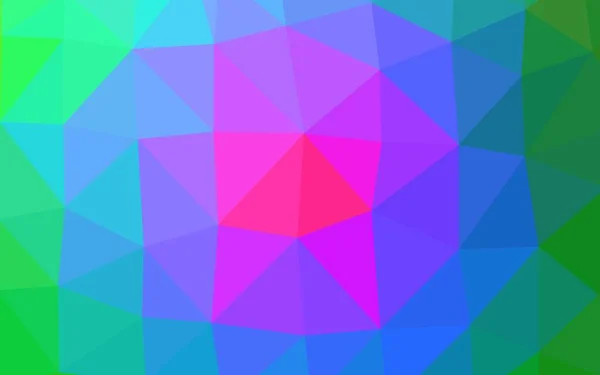 Multicolor Vector Triangle Mosaic Texture — Vector de stock