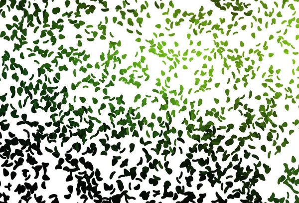 ライトグリーン イエローベクトルの背景に抽象的な形 ランダムな形で抽象的なスタイルで装飾的なデザイン 壁紙のためのエレガントなデザイン — ストックベクタ