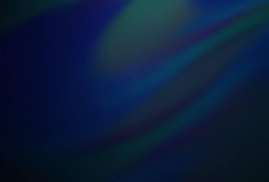 Koyu mavi vektör parlak şablonu bulanıklaştırdı. Soyut renkli gradyan çizimi. İşiniz için en iyi bulanık tasarım..