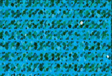 Açık mavi, eğri daireli yeşil vektör deseni. Mermer biçiminde ve gradyanlı geometrik illüstrasyon. Markan için yeni kompozisyon.