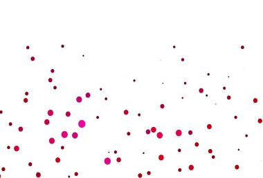 Çember şekilli açık pembe vektör düzeni. Bulanık dekoratif tasarım baloncuklu soyut tarzda. Güzel web siteleri için desen.