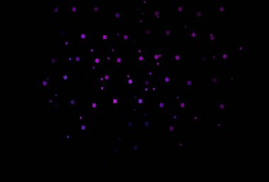 Dark Pink, Blue vector pattern in polygonal style with circles. Abstract illustration with colorful dots, lines, cubes. Best design for your ad, poster, banner.