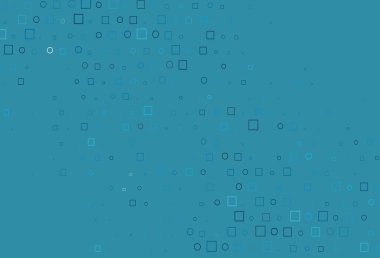 Diskleri, dikdörtgenleri olan hafif BLUE vektör dokusu