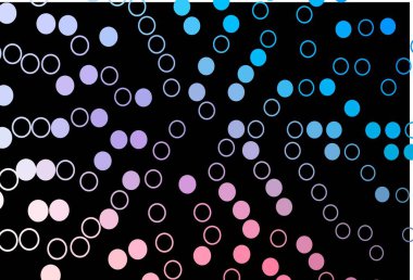 Disklerle vektör dokusu. Doğa tarzında bulanık halkaları olan güzel bir illüstrasyon. İş reklamları için tasarım.