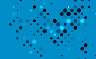 Açık Mavi, daireli yeşil vektör şablonu.