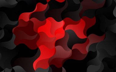 Çizgileri ve ovalı Açık Kırmızı vektör şablonu.