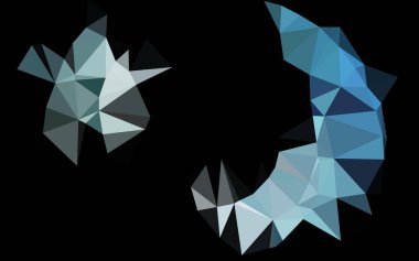 Çoklu renkli vektör üçgen mozaik dokusu