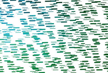 Açık mavi, düz çizgileri olan yeşil vektör arkaplan. Bulanık dekoratif tasarım basit bir şekilde çizgilerle. Web siteleri, iniş sayfaları için desen.