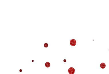 Açık Yeşil, küreli kırmızı vektör deseni.