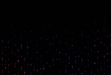 Koyu mavi, dikdörtgenli kırmızı vektör arkaplan. Dikdörtgenleri ve kareleri olan güzel bir çizim. Reklamlar için desen.