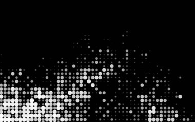 Koyu gümüş, küreli gri vektör deseni.