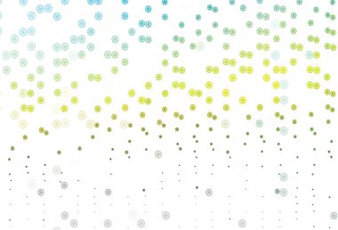 Parlak kar taneleriyle soyut vektör düzeni. Buz kristalleri ile modern geometrik soyut çizim. Reklamınız, posteriniz, afişiniz için yeni yıl tasarımı.