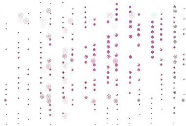 Parlak kar taneleriyle soyut vektör düzeni. Buz kristalleri ile modern geometrik soyut çizim. Reklamınız, posteriniz, afişiniz için yeni yıl tasarımı.