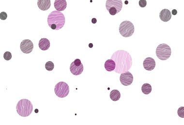 Disklerle vektör dokusu. Doğa tarzında bulanık halkaları olan güzel bir illüstrasyon. İş reklamları için tasarım.